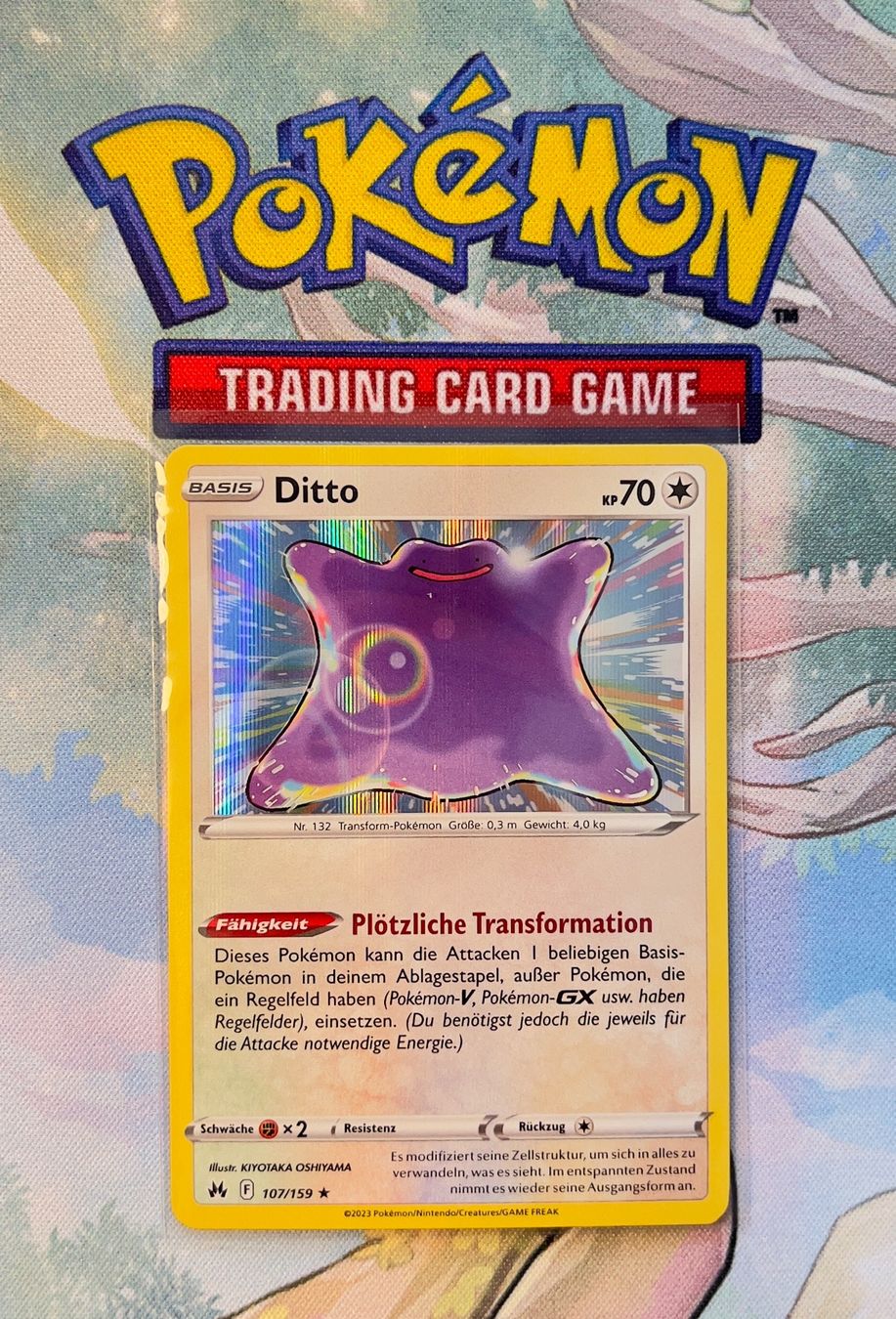 Cartoline: Ditto Holo Zenit der Könige 107/159 – Usato da Sempach venduto da R-G