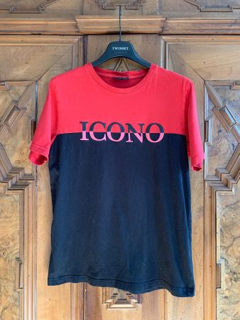 ICONO T-Shirt  Größe: S Farbe: Rot  Rosa Schwarz