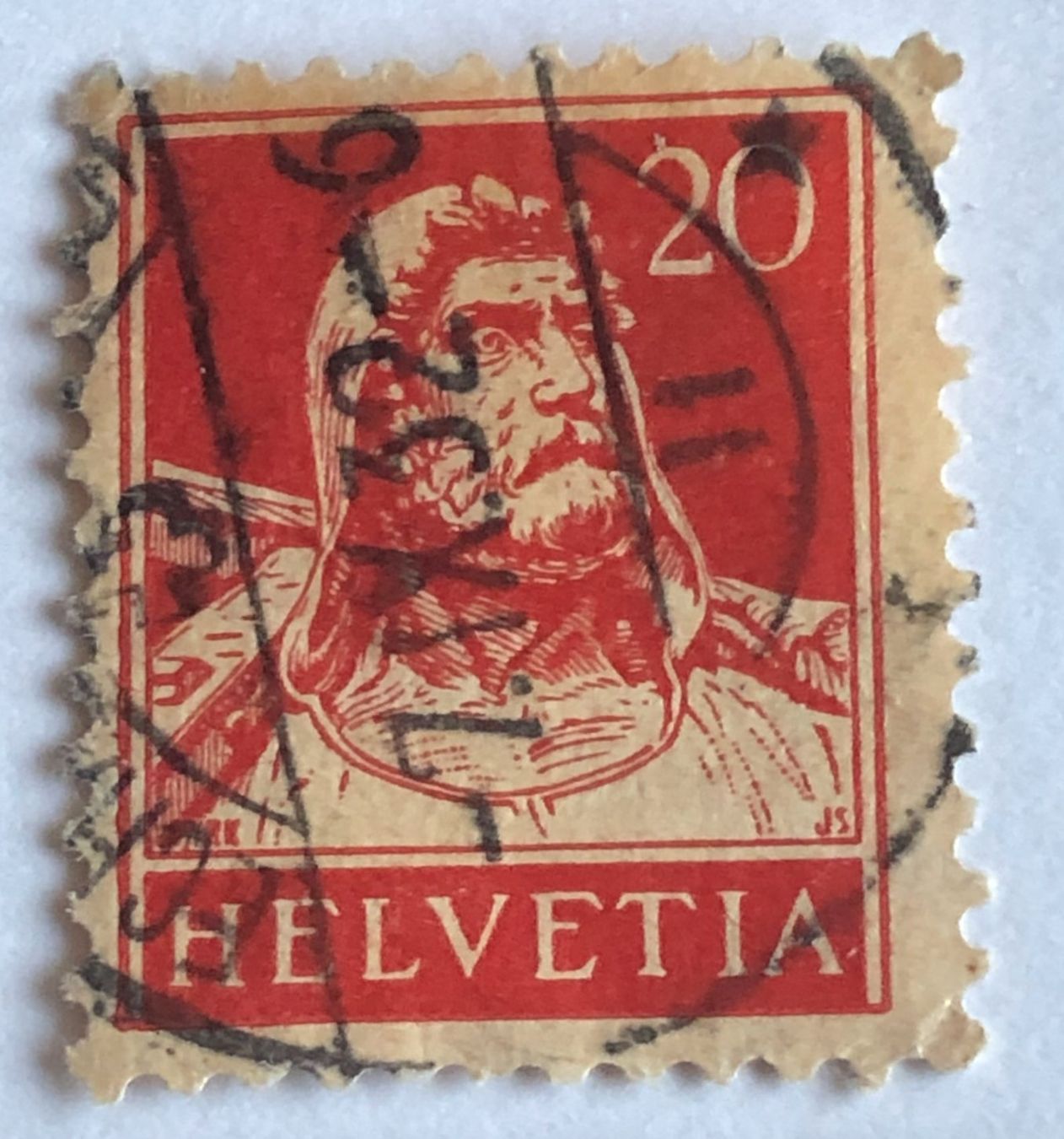 Tutti i francobolli: Tellbrustbild Nr.174 gestempel    – Usato da Aarau venduto da Billa007