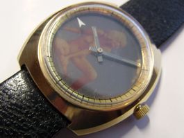 Eine seltene Erotik-Uhr! Bitte lesen sie die Beschreibung!