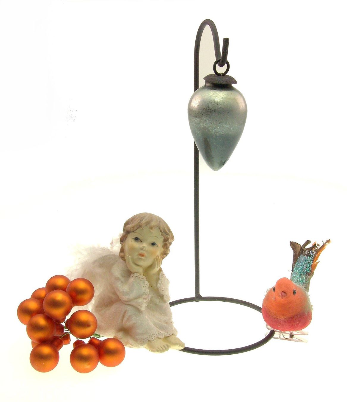 Tutte le decorazioni: Weihnachtskugel Glaspendel Biedermeier Stil massiv Glas – Usato da Langenthal venduto da Antik_Huesli 4