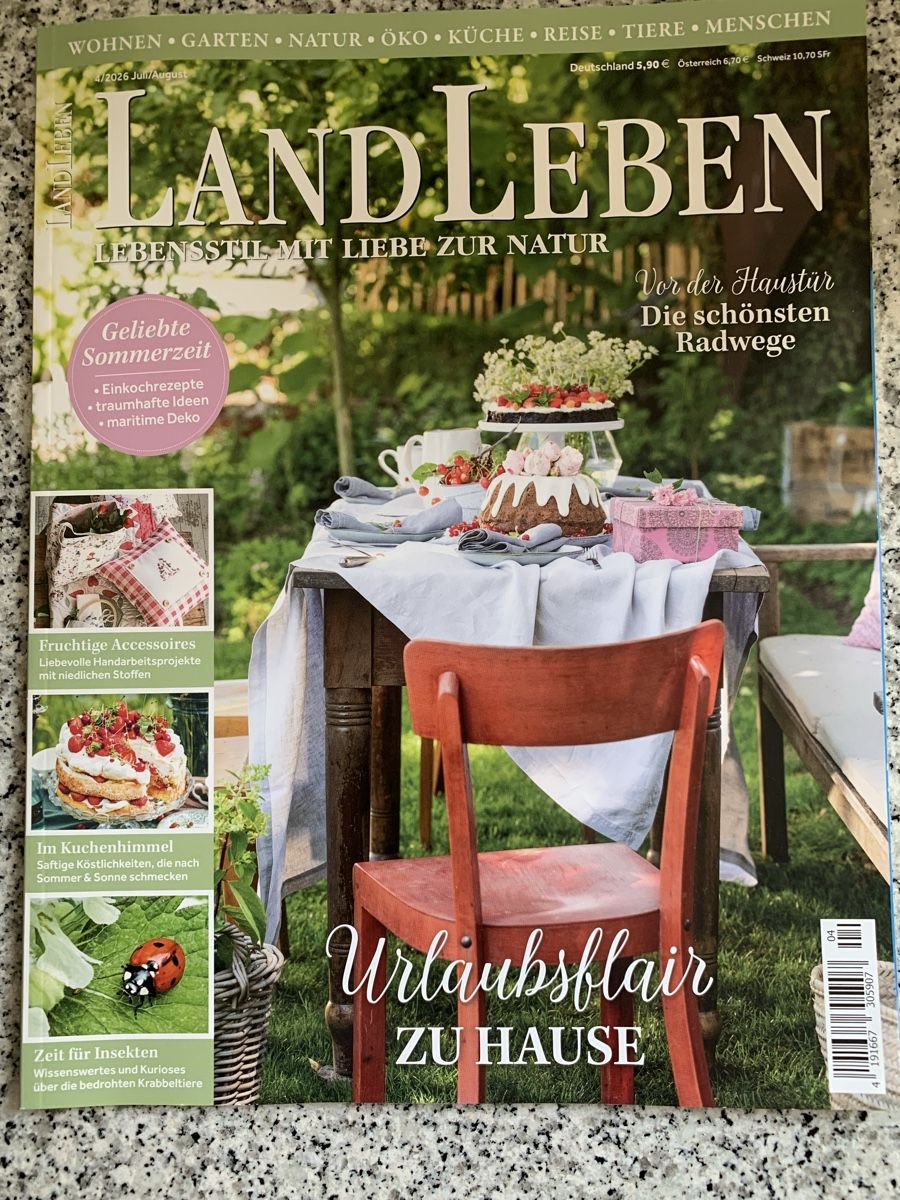 Zeitschriften & Magazine: Landleben Juli/August 2026 – Gebraucht aus Ellikon an der Thur von Bali1999