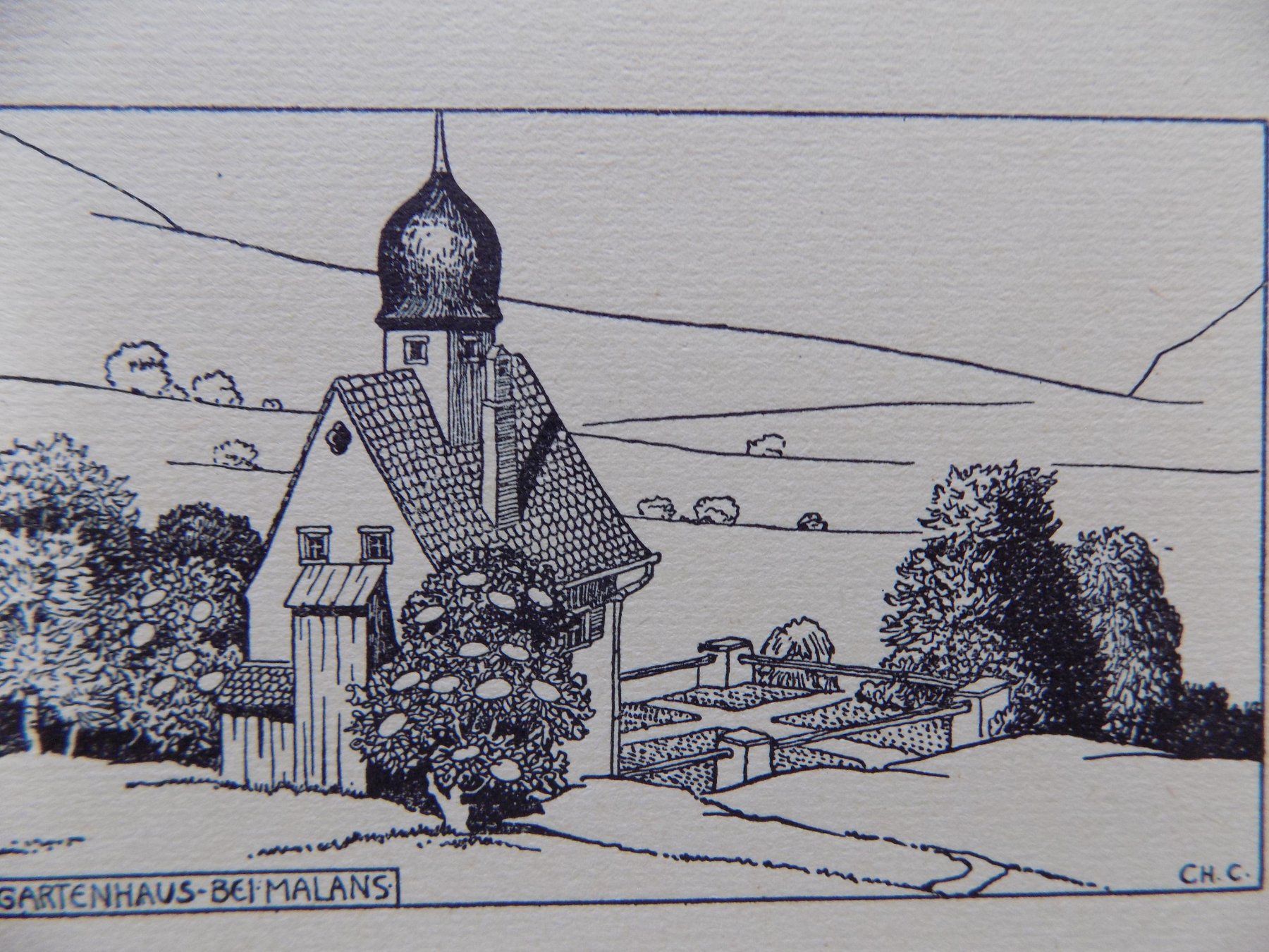 Gravures: Gartenhaus bei Malans – D'occasion à Risch par Rischli15 4