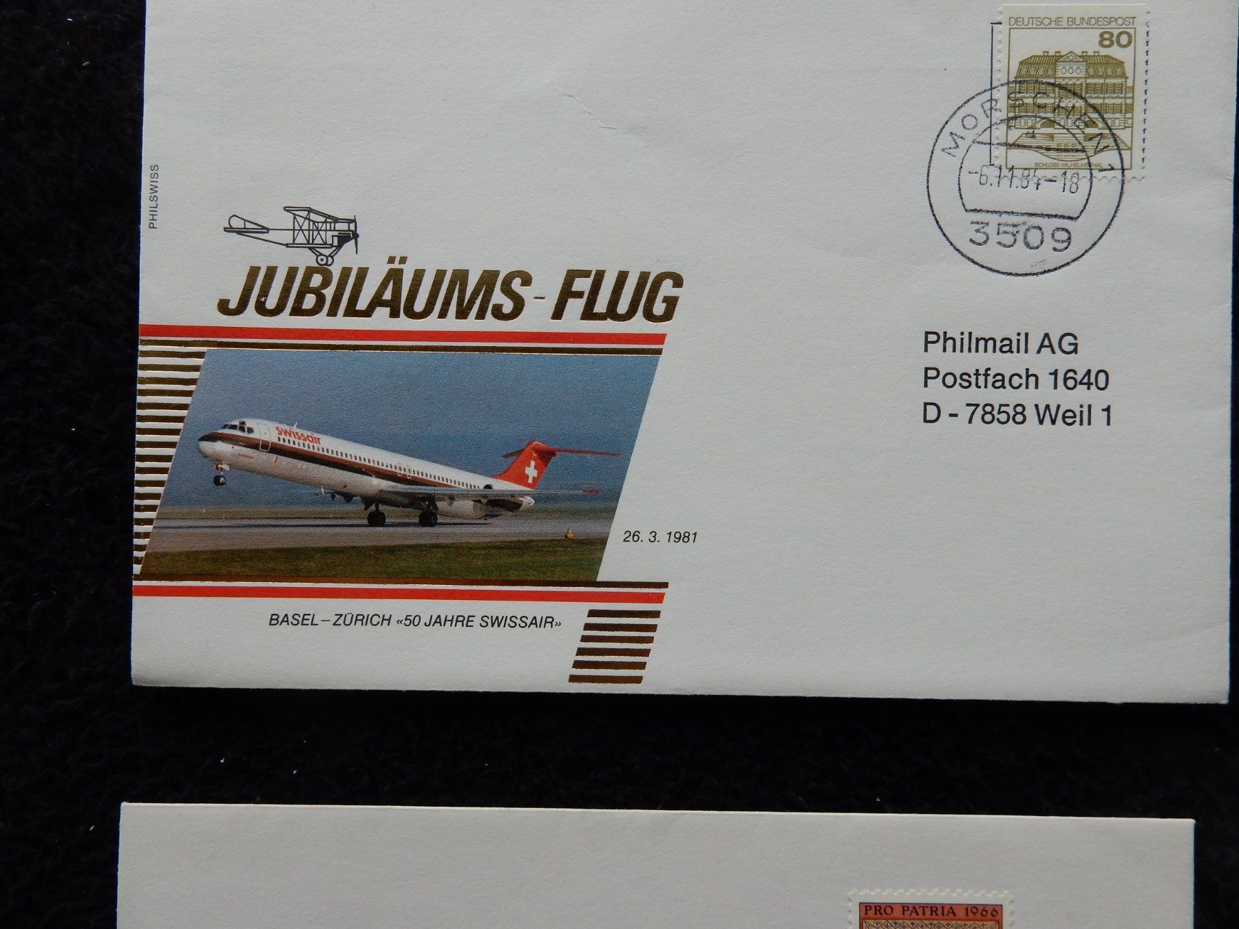 Tutti i francobolli: Nostalgielot Swissair – Usato da Boniswil venduto da Weibo12 1