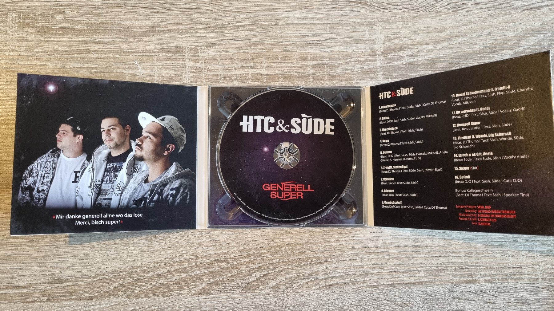 CD: HTC & Süde - Generell super – Usato da Hagenbuch ZH venduto da lecterr55 1