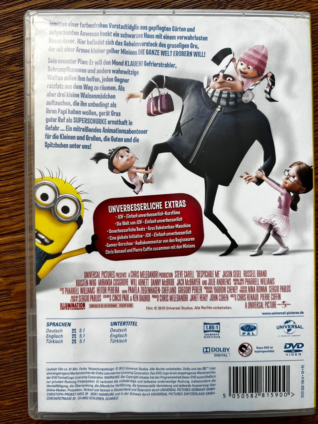 Tutti i DVDs: ICH EINFACH UNVERBESSERLICH – Usato da Gipf-Oberfrick venduto da Sonne010203 1