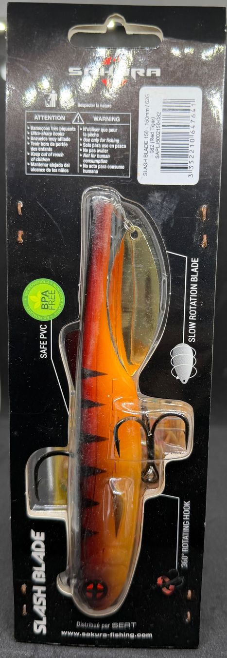 Esche: Sakura Slash Blade 15 cm - Red Tiger – Nuovo e nell'imballaggio originale da Widnau venduto da Fishingtackle_Oggy 1