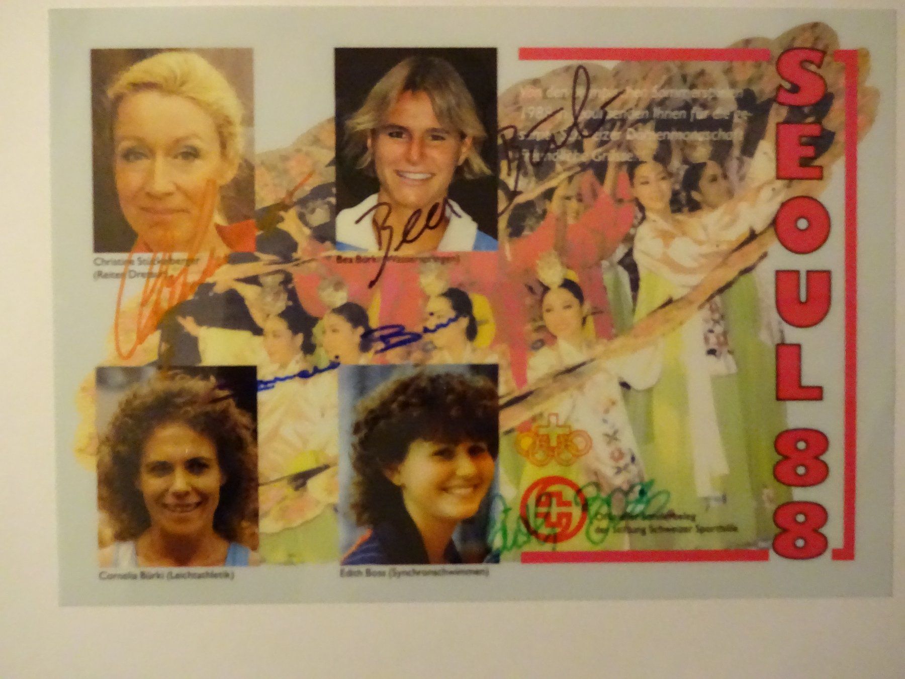Tutti i francobolli: Ordner Olympiade Soul 1988. FDCs. Autogrammkarten. – Usato da Goldach venduto da armando_r 1