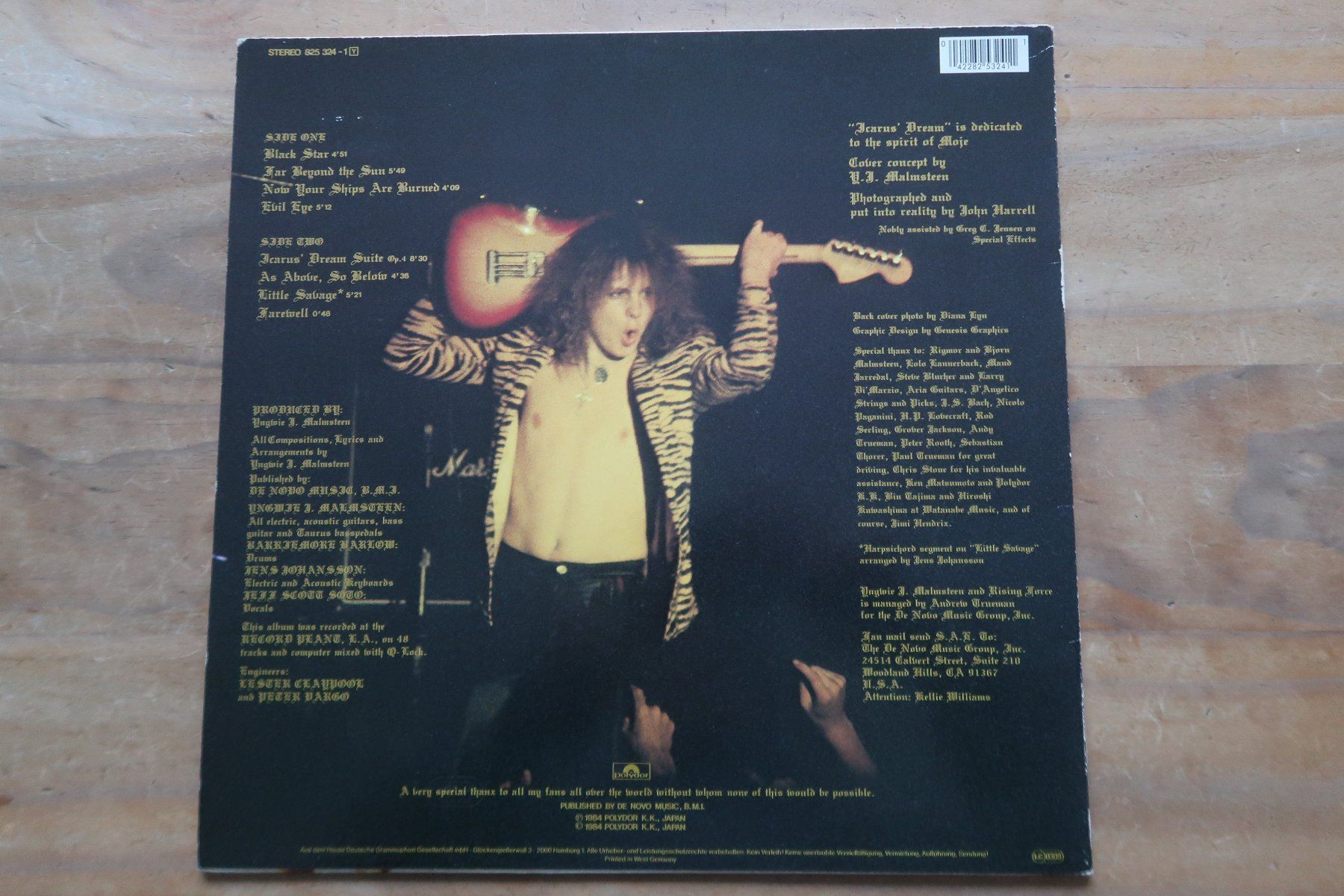 Schallplatten: YNGWIE MALMSTEEN'S RISING FORCE - VINYL LP – Gebraucht aus Basel von Patiscat 1