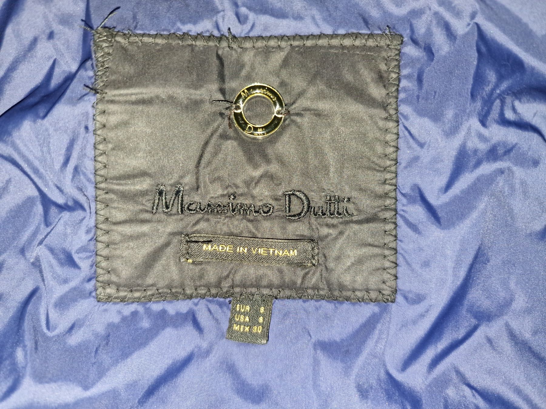 Jacken: Massimo Dutti Steppjacke Gr. S – Dunkelblau – Gebraucht aus Zollikerberg von Josan 2
