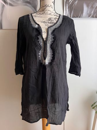 Old Navy Bademode, Strandkleid, Baumwolle, Sheer, Gr. S