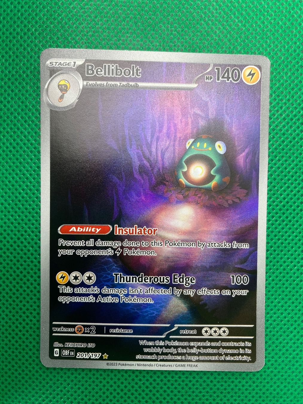 Pokémon Carte collezionabili: Wampitz (OBF 201) – Usato da Wermatswil venduto da finest112