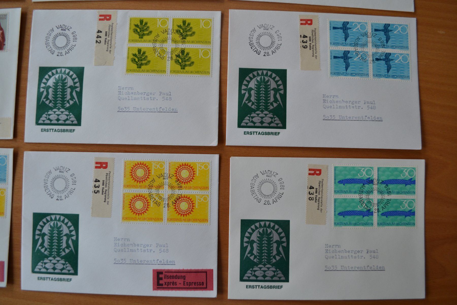 Alle Briefmarken: Brief FDC – Gebraucht aus Beinwil am See von kajak55 4