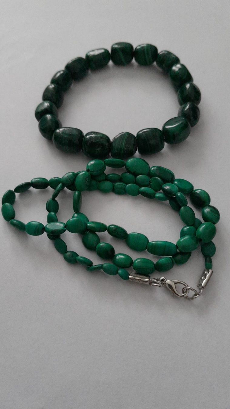 Ketten: Malachit Kette mit Armband – Gebraucht aus Amriswil von jae_9kvl