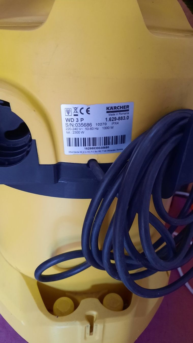 Kärcher Aspirapolveri & Accessori: Kärcher Staubsauger WD 3 P – Difettoso da Baden venduto da Boroda 2