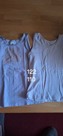 2er Set Unterhemden Gr. 110/122 Mädchen