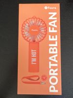 Fisura Portable Fan Orange Neu