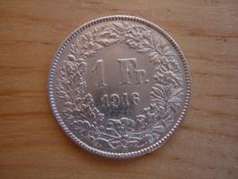 (C1) 1 Franken 1916 UNZ-