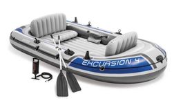 Intex Excursion 4 Schlauchboot für 4 Personen, Sommer-Spass!