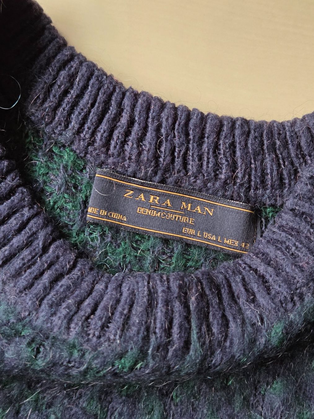 Zara Maglioni & Felpe: Warmer Herrenpullover, norwegischer Stil, leicht, L – Usato da Liestal venduto da ITOlio 2