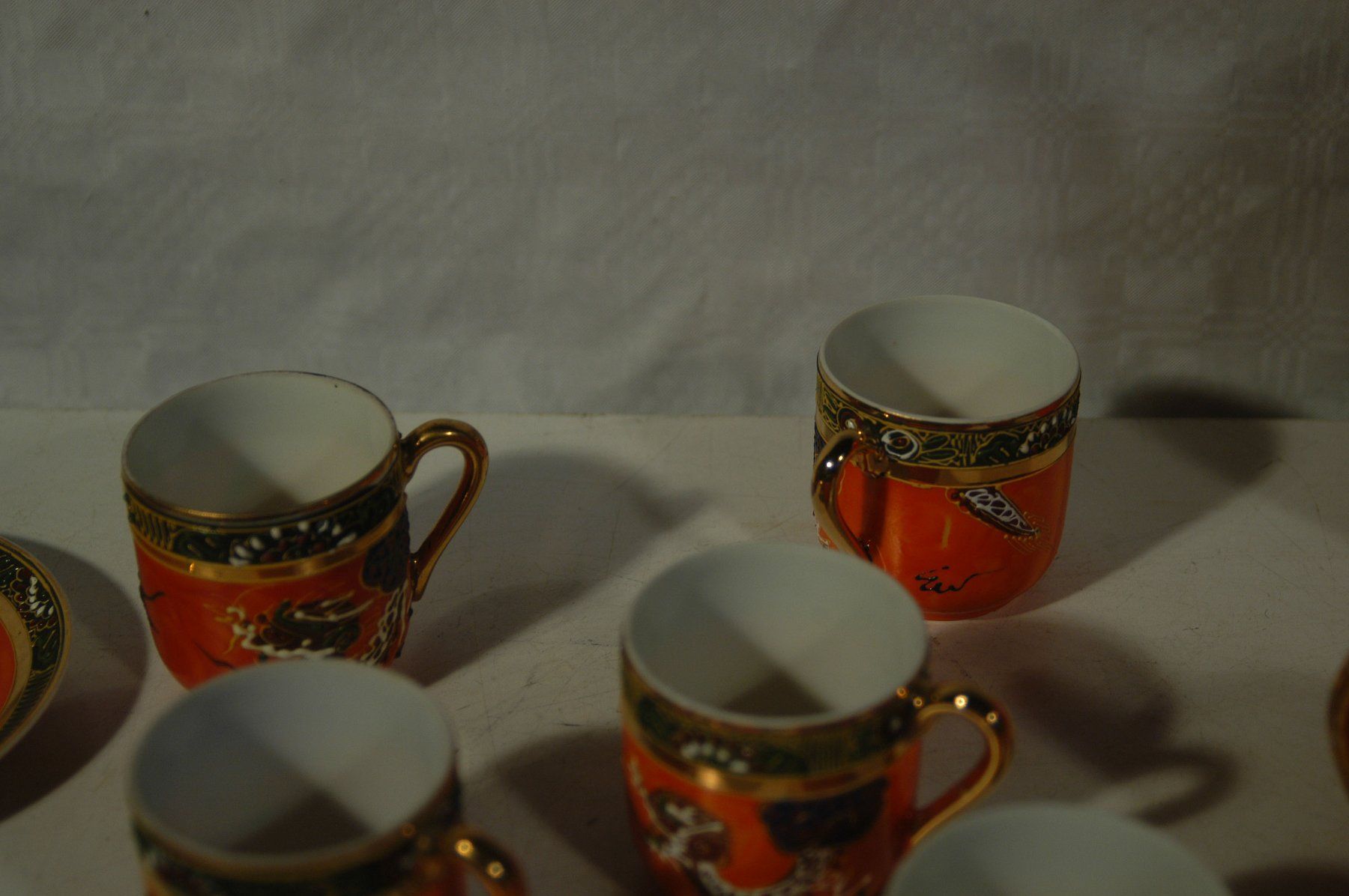 Set di piatti: Antiker japanischer Teeservice Satsuma – Usato da Herisau venduto da Wisen 5