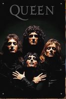Queen Blechschild Metal Rock Band