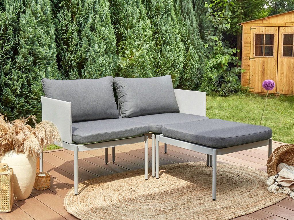 Micasa Set di tavolo e panche: Balkon Lounge Set Metall / Holz hellbeige und modular – Usato da Kilchberg ZH venduto da lisastudentinzuerich 4