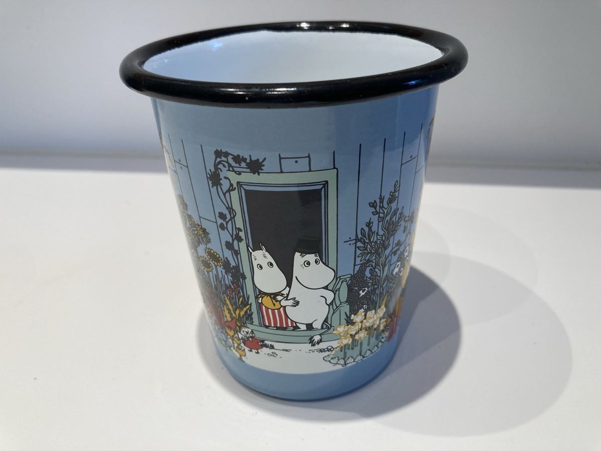 Tassen: Moomin cup, enamel – Gebraucht aus Winterthur von niemim