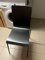 schwarze Ikea Stühle 6Stk.