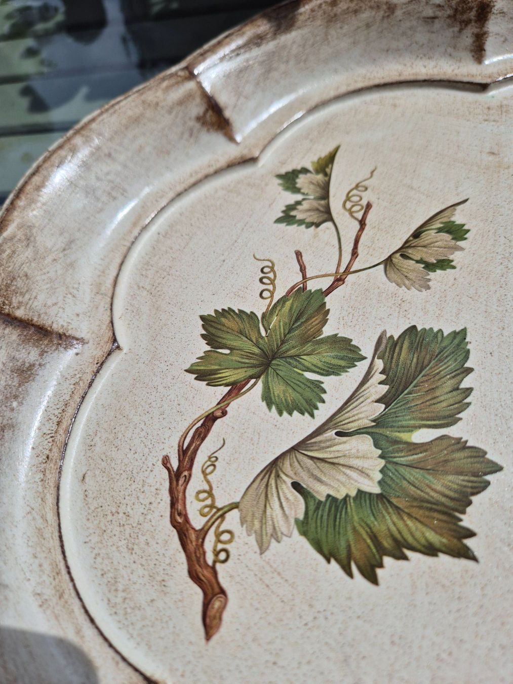 Plateaux: Vintage Holz Servierteller, Top! – D'occasion à Bern par aronari 2