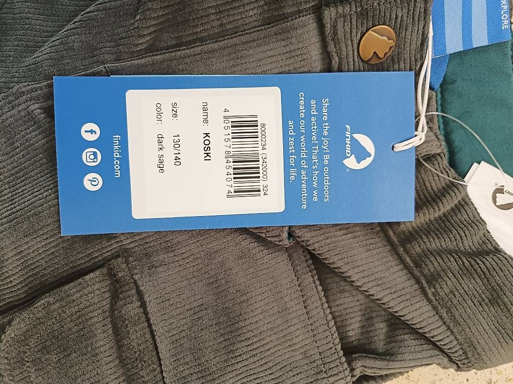 Pantaloni: Robusthose Finkid Gr. 130/140 – Usato da Humlikon venduto da Zitrone011 2