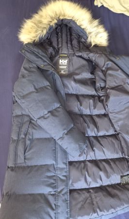 Helly Hansen Damen Parka blau / Grösse S / Kapuze / Fellimit