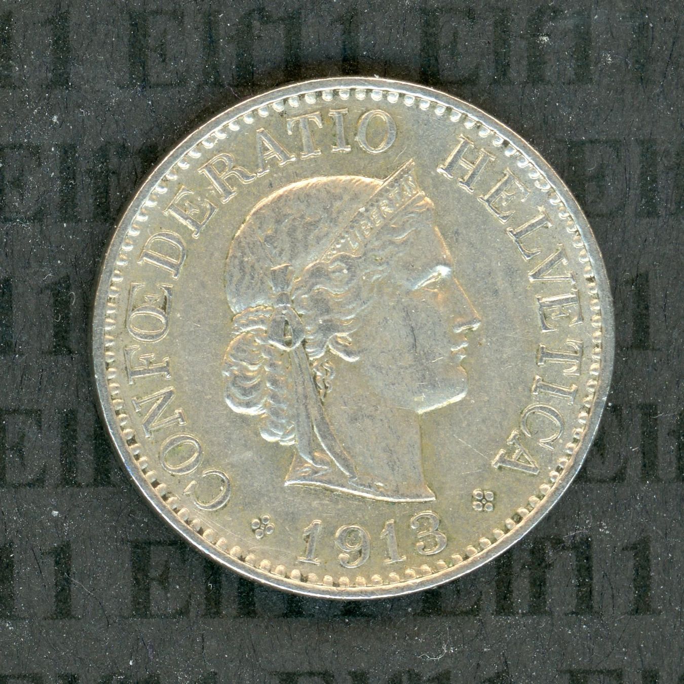 Tutti le monete: CHF___0.10 1913 vz-unz 10 Rappen – Usato da Widnau venduto da Elf11