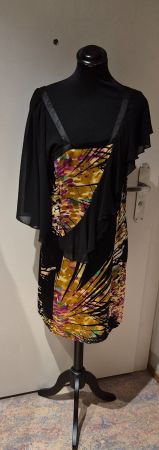 Sommerliches, kurzes Kleid mit Muster, Grösse L St. Martins