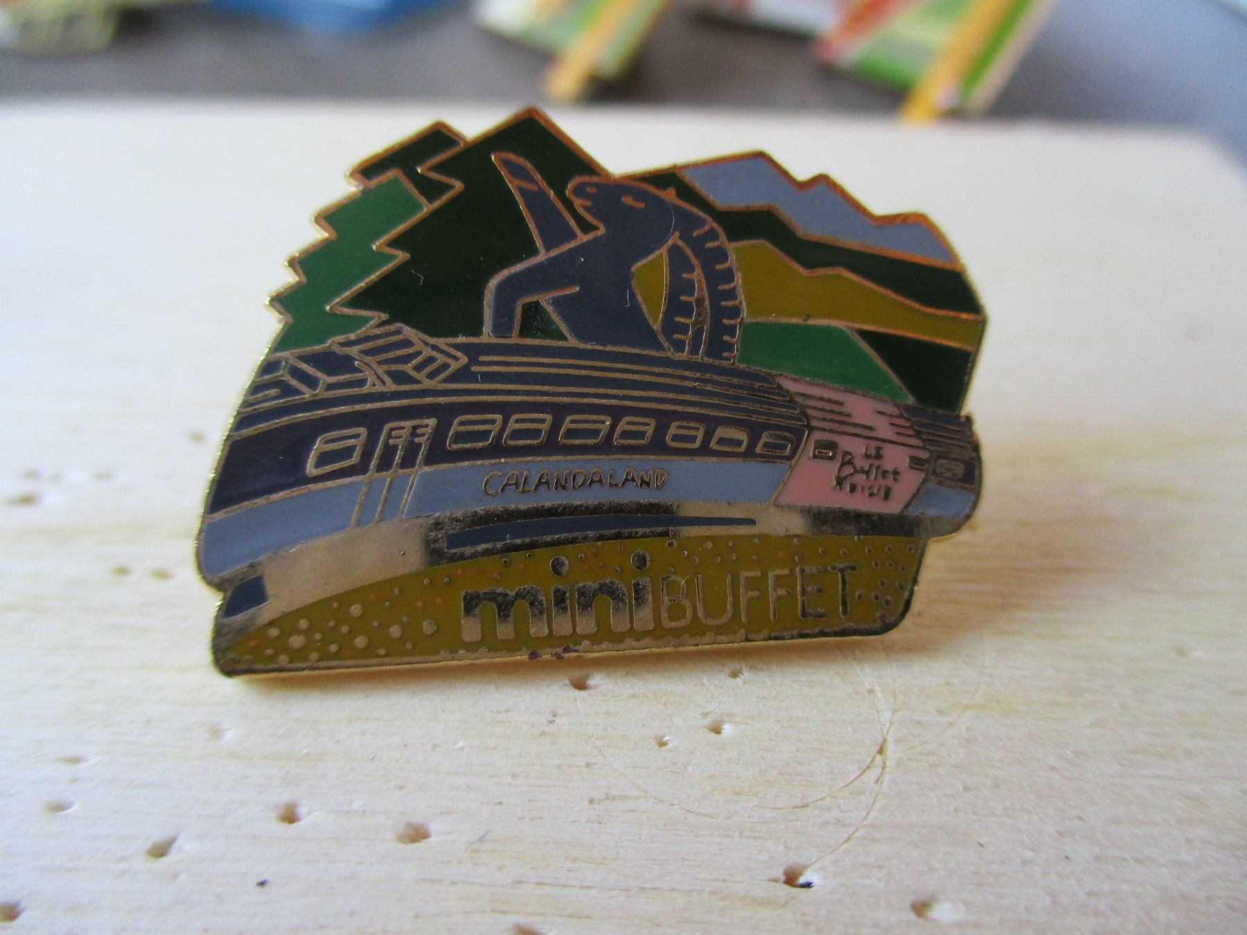 Placchette & Badge: Lok Calanda Land Steinbock Mini Buffet Pin RHB – Nuovo (secondo la descrizione) da Felsberg venduto da sanwill
