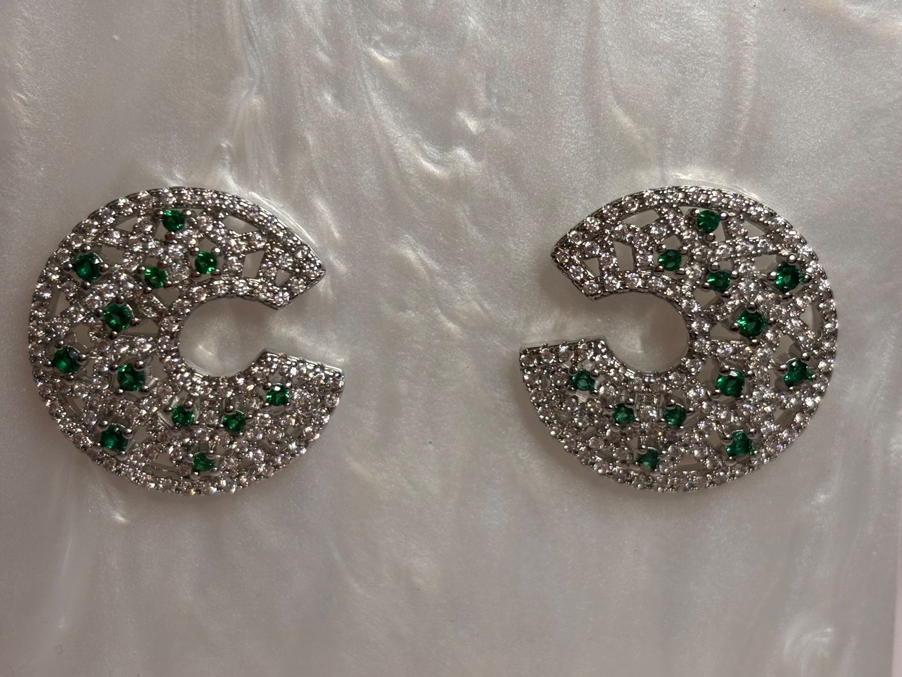 Boucles d'oreille: Boucles d’oreilles émeraudes ✨ – Neuf (Voir description) à Lausanne par mel2dreams 2