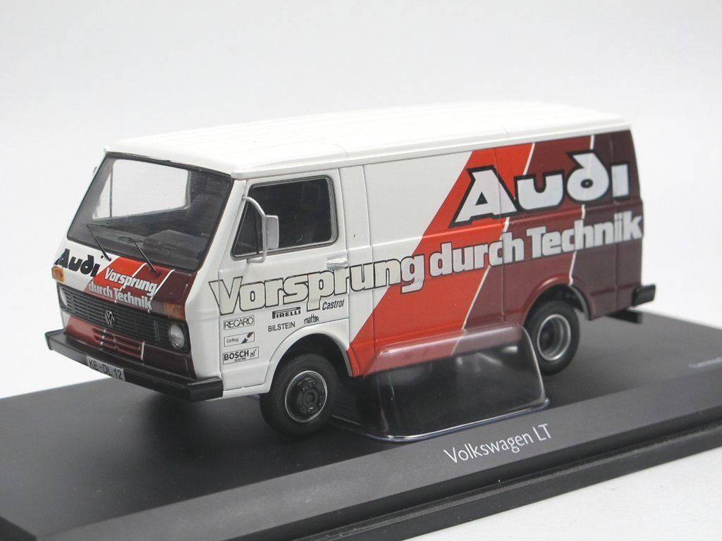 Volkswagen Modellini d'auto: VW LT Kastenwagen "Audi Vorsprung durch Technik" – Nuovo e nell'imballaggio originale da Flawil venduto da Imperiosud 1