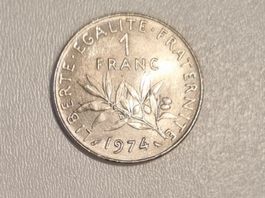 France:1 FF 1974 FDC