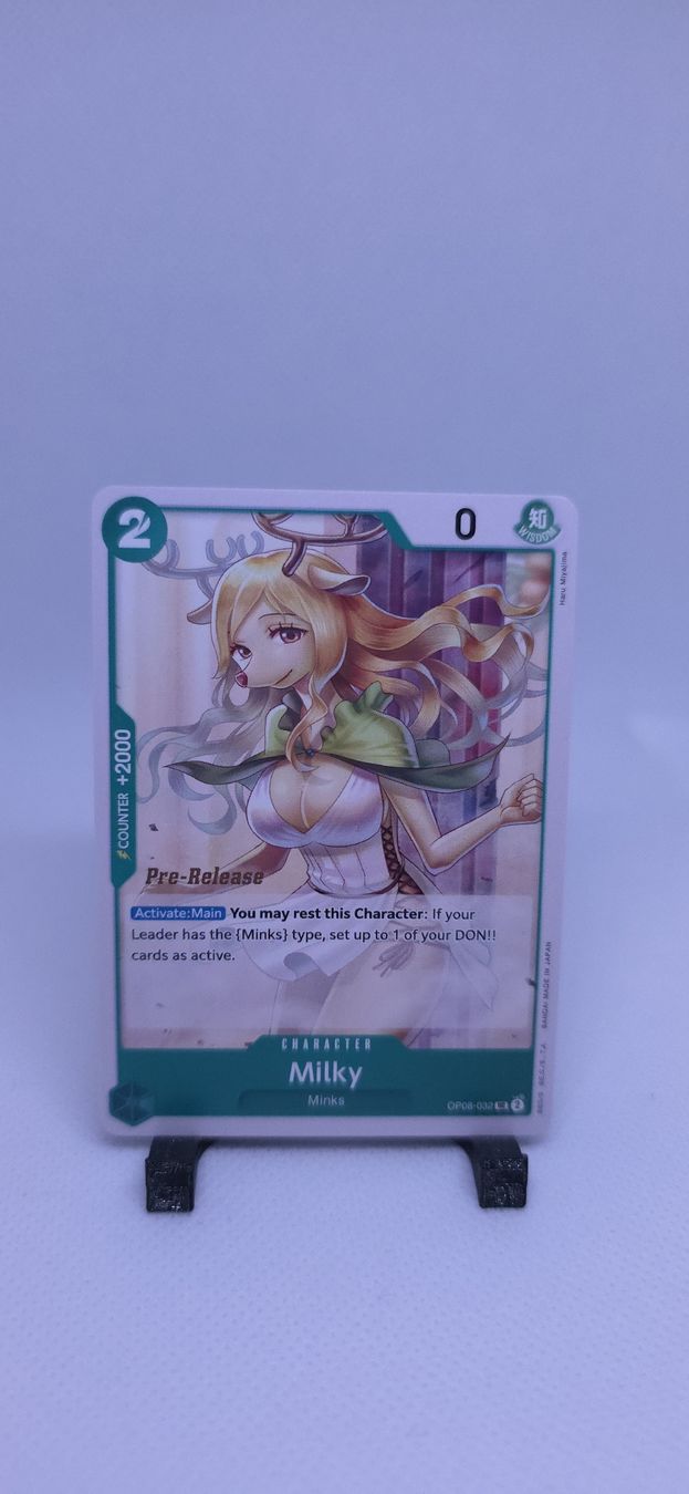 Bandai Carte collezionabili: One Piece Card Game Milky Pre-Release OP08-032 – Nuovo (secondo la descrizione) da Sirnach venduto da Halk_TCG