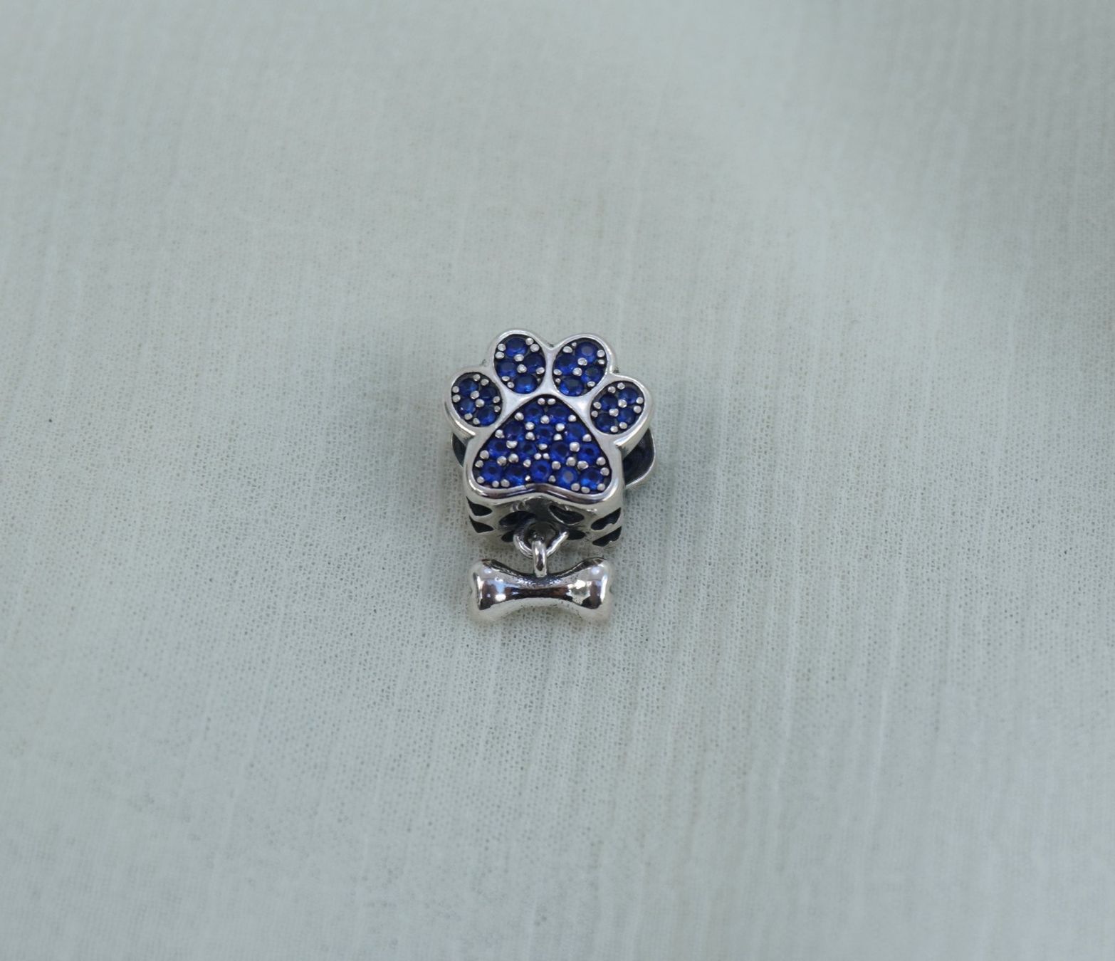 Anhänger: Charm Hundepfote zu Pandora S925 – Neu (gemäss Beschreibung) aus Niederbüren von Fidi5
