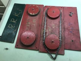 Kettenhalterung für Motorsäge Ketten Forstwart Wandmontage