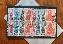 Sammlung Evangelisten gestempelt - 4 Sätze 