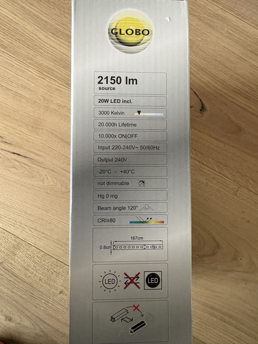 Micasa Lampes: 4x (komplettpteis) Globo LED Deckenlampen, Originalverpackt – Neuf avec emballage d'origine à Rothenthurm par JasiG 2