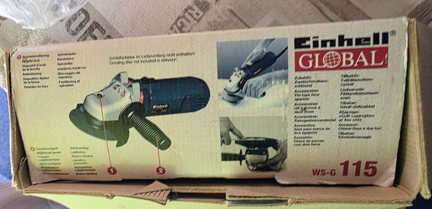 Einhell Schleifen & Polieren: Winkelschleifr WS-G 115 – Gebraucht aus Buchs ZH von 1948Mustermann 4