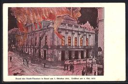 Litho Basel, Brand des Stadt-Theaters 19
