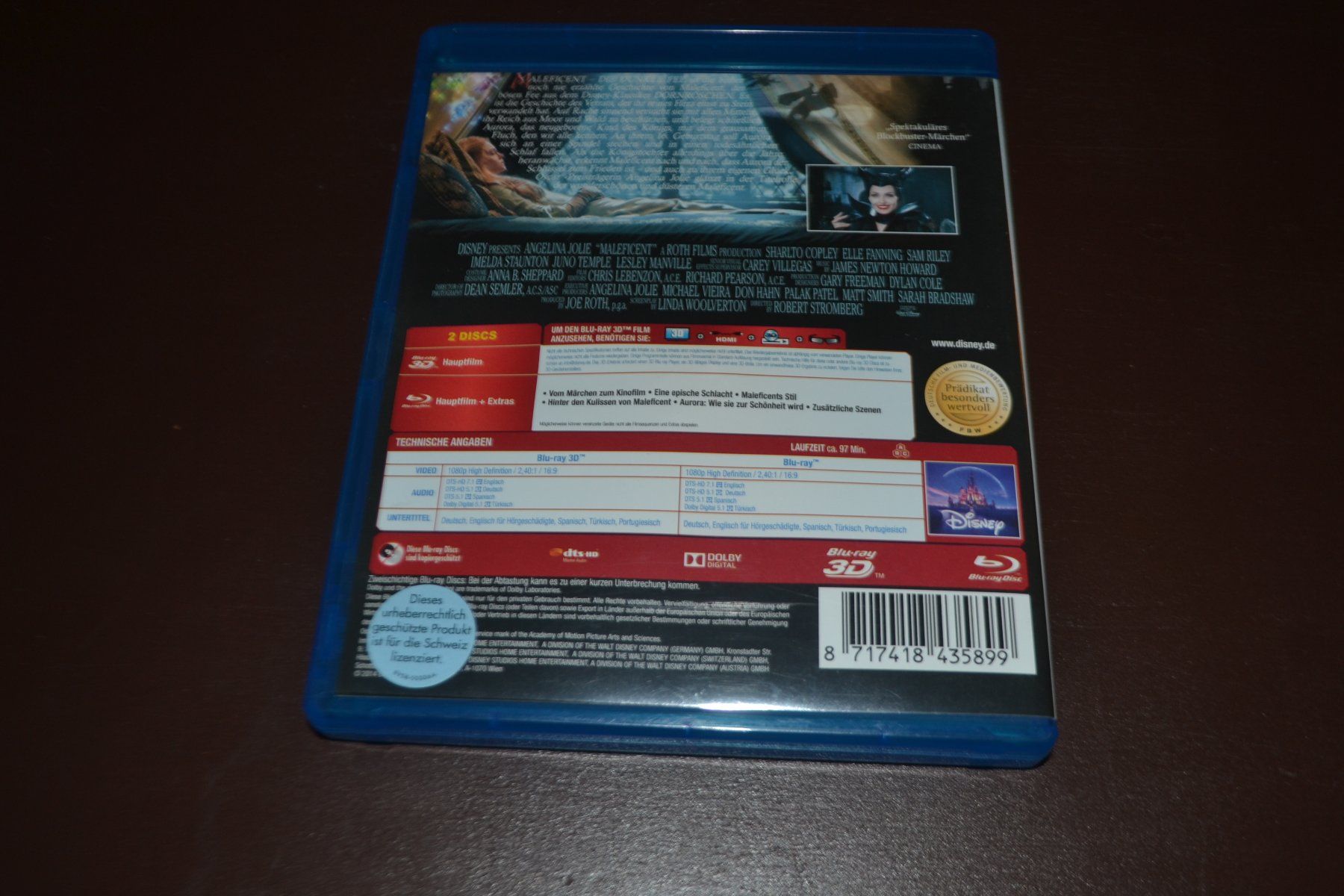 Tutti i DVDs: Maleficent in 2D/3D (Hülle hat einen Bruch) – Usato da Laupen ZH venduto da chefdom 1