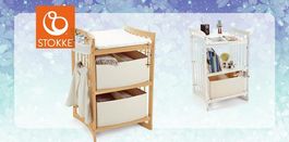 Stokke Wickeltisch mit Zubehör gebraucht