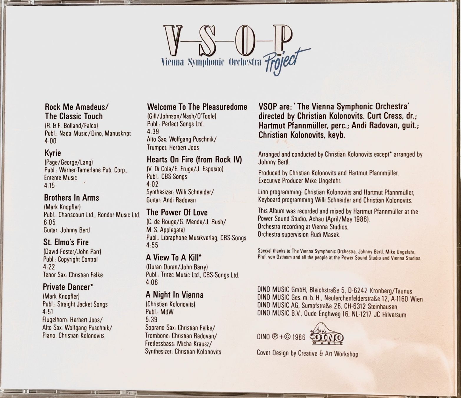 CDs: CD - VSOP Vienna Symphonic – Gebraucht aus Renan BE von johncactus 1