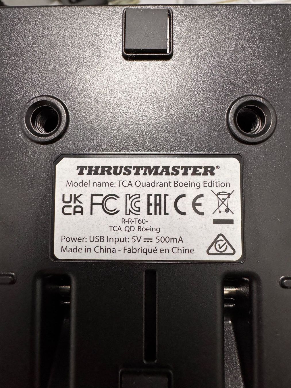 Thrustmaster Controller: Thrustmaster TCA Quadrant Boeing Edition gebraucht – Gebraucht aus Binz von myswiss 1