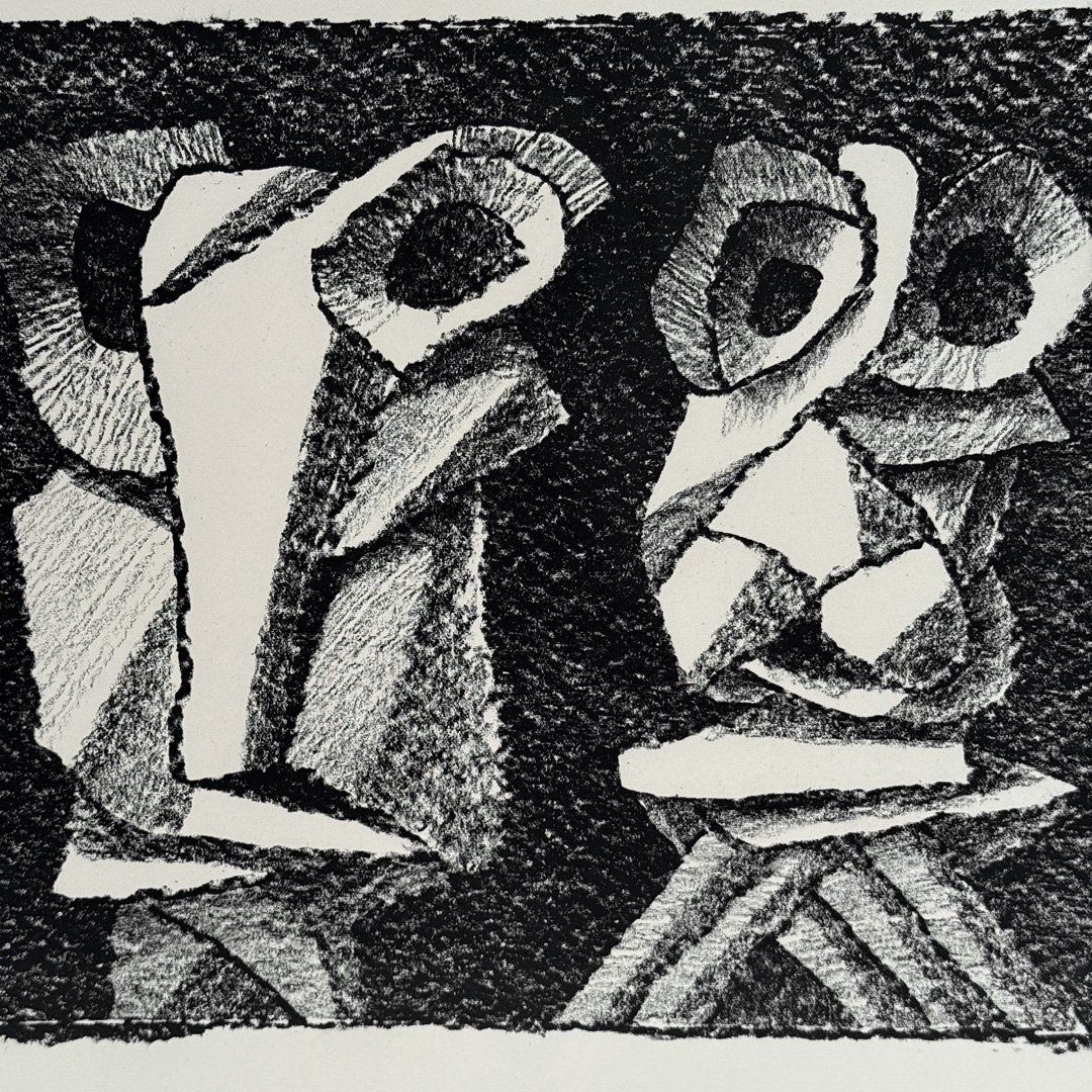 Gemälde: 2 Lithographien von Max von Moos – Gebraucht aus Luzern von Eukalyptus 2